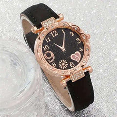 Set Terry de dama cu ceas de mana si 5 bratari - Sentimente Gravate