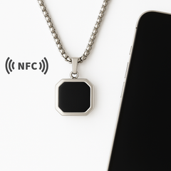 Colier Smart Personalizat cu Sidef – Bijuterie Elegantă care Păstrează Amintiri - Sentimente Gravate