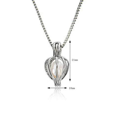 Colier cu perla, cercei si inel - Sentimente Gravate