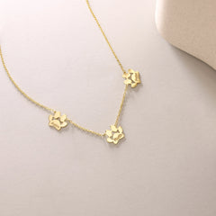 Colier Lăbuță Catel Personalizat Placat cu Aur 18K - Sentimente Gravate