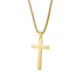 Lant cu Cruce Titus Placat cu Aur 18K - Sentimente Gravate