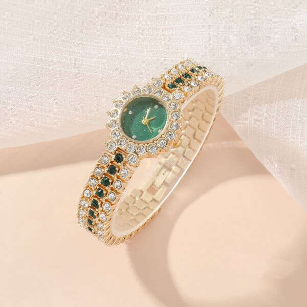 Set de lux Olivia de dama cu ceas, bratara, colier, cercei si inel - Sentimente Gravate