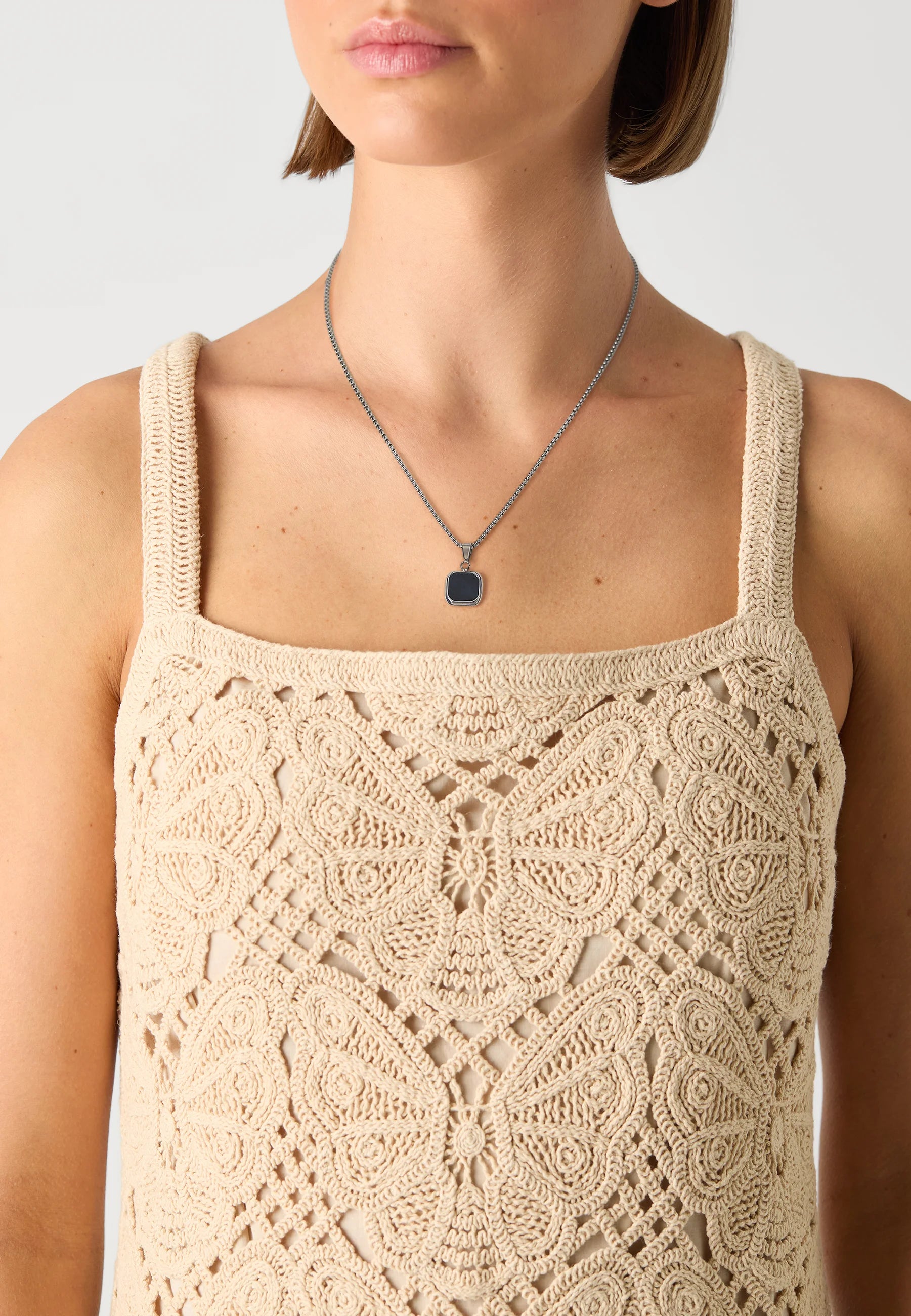 Colier Smart Personalizat cu Sidef – Bijuterie Elegantă care Păstrează Amintiri - Sentimente Gravate