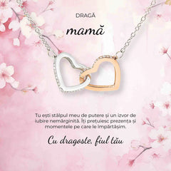 De la fiu pentru mama | Josey - Felicitare Visinie