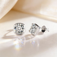 Cercei Argint Freamătul Stelei cu diamant Moissanite de 0.5 Carate
