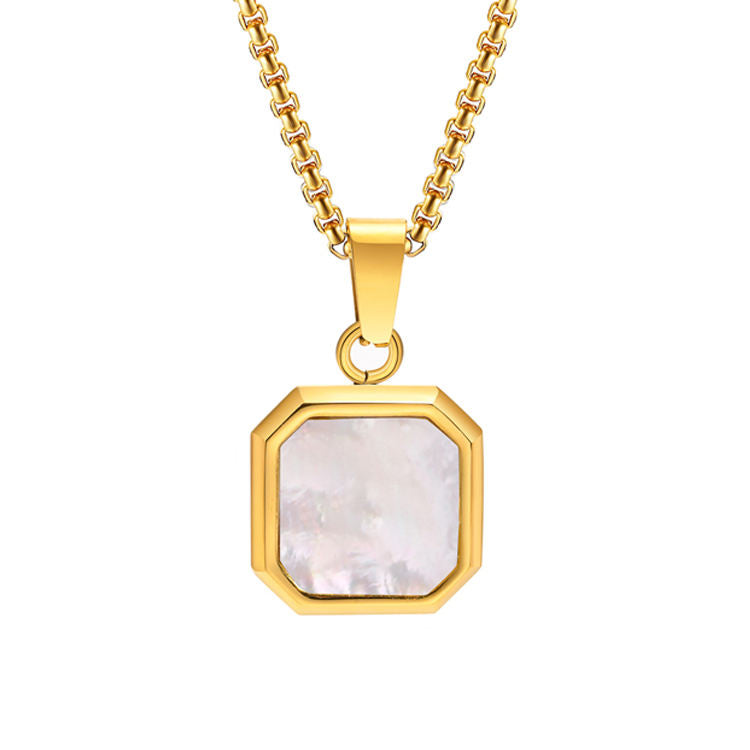 Colier Smart Personalizat cu Sidef – Bijuterie Elegantă care Păstrează Amintiri - Sentimente Gravate