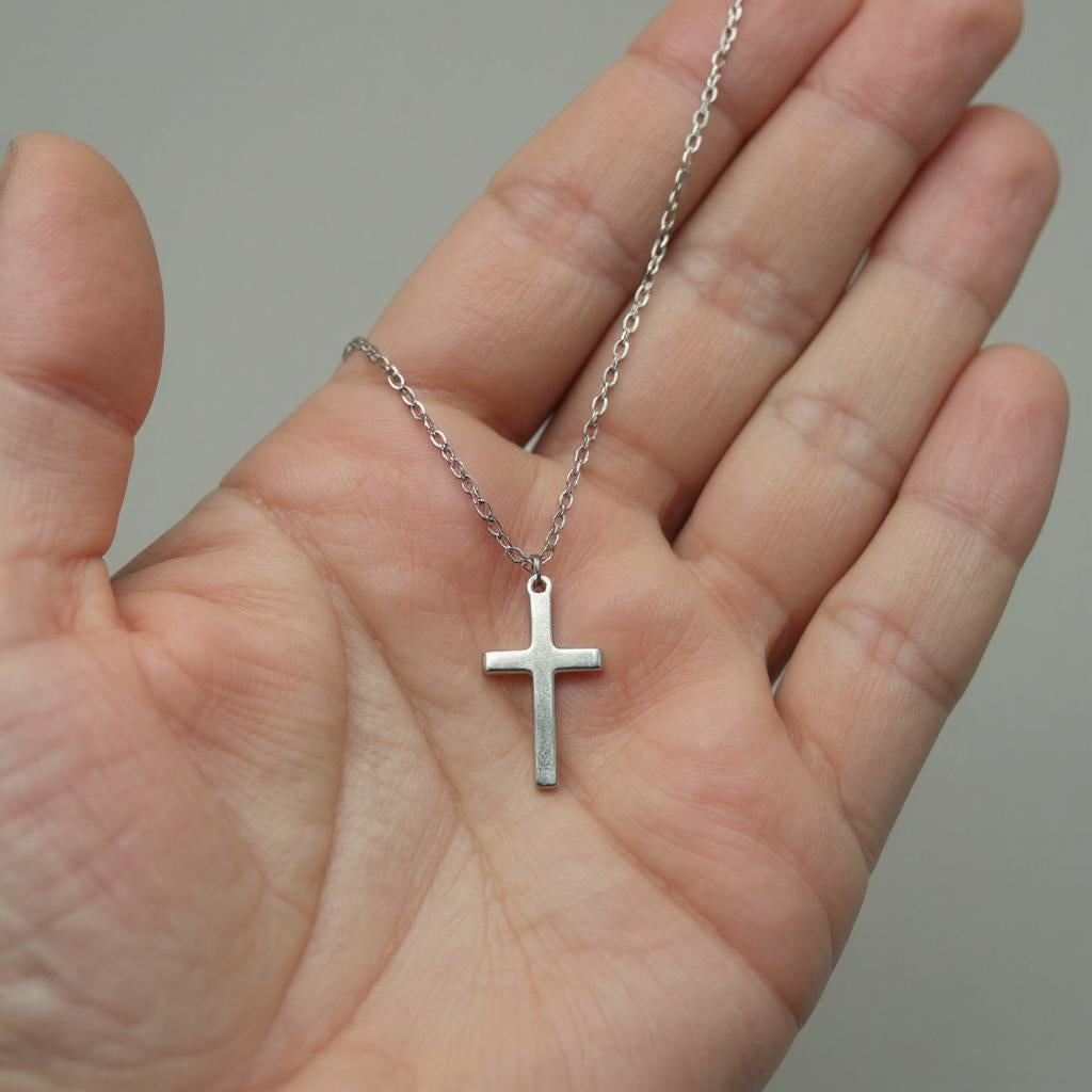 Colier din Argint 925 cu Cruce pentru ea - Sentimente Gravate