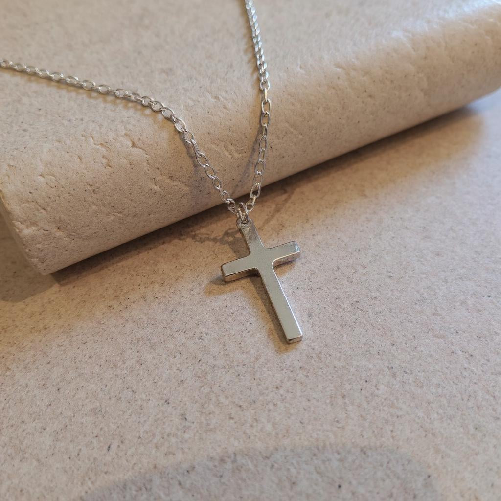 Colier din Argint 925 cu Cruce pentru ea - Sentimente Gravate